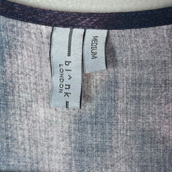 Anthropologie bl^nk London Dress Medium colorful tiered artsy long hippie boho - Picture 12 of 13